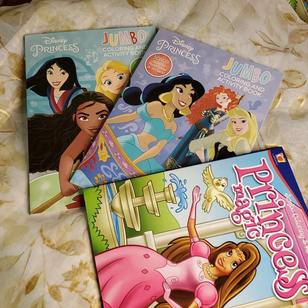Princess Coloring and‎ Activity Book Set